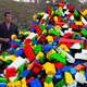 Illustration for article titled Jurassic World's brand new Dinosaur, revealed in Lego Form!